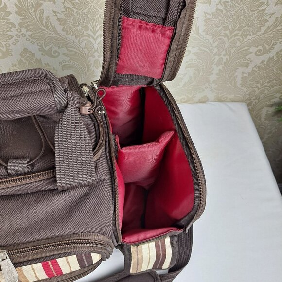 Picnic Time Moka Collection Picnic Cooler Tote with Food & Wine Compartments - Picture 6 of 16